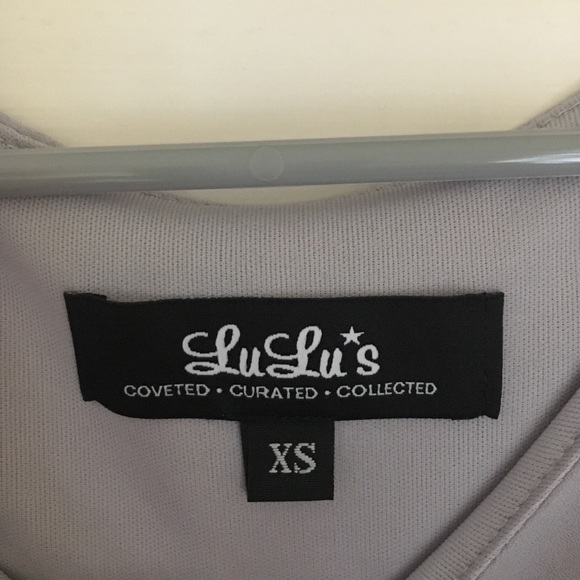 NWOT Lulus grey long sleeve dress. - Picture 5 of 6